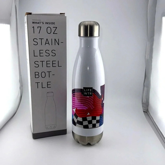NWT | LIFEWTR | LIFEWTR™ | PEPSICO BRANDS | Sarah Zapata Stainless Water Bottle - Picture 1 of 12